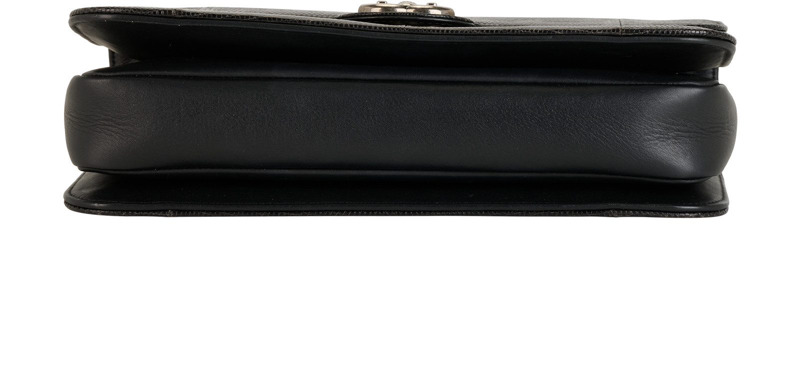 Edge Flap Bag, &pound;2,200, Handbags, Black, Leather, Top view